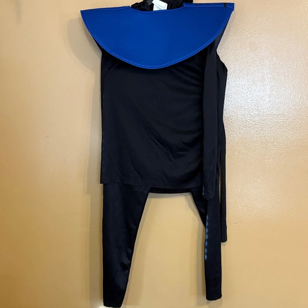 Ninja Kids Halloween Costume Ninja child size large (12-14) black & blue